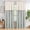 Beige&green, variant on Cotton Linen Curtains for Living Room, Rod Pocket & Back Tab Boho Curtains for Bedroom, Country Farmhouse Striped Curtain with Rustic Buttons, Home Decor, Khaki, 52 x 84 Inch, 2 Panels