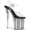 Clear PVC/Black Simulated Rhinestones, variant on Women's Pleaser Flamingo 808SRS Platform Sandal