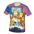 thumbnail image 2 of Simpsons Men's Short-Sleeve T-Shirt Summer Casual Tee Top Breathable Crewneck T-Shirt Large, 2 of 7
