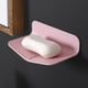 thumbnail image 4 of 1pc Wall-mounted V-shaped Soap Dish, Punch Free Soap Holder, Soap Rack For Bathroom & Kitchen, 3.19"x2.17", 4 of 4