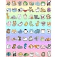 thumbnail image 4 of 100 Pcs Cute Animal Stickers for Kids, Water Bottle Stickers Waterproof Vinyl Hydroflask Phone Skateboard Laptop Stickers, Aesthetic Sticker Packs for, 4 of 4