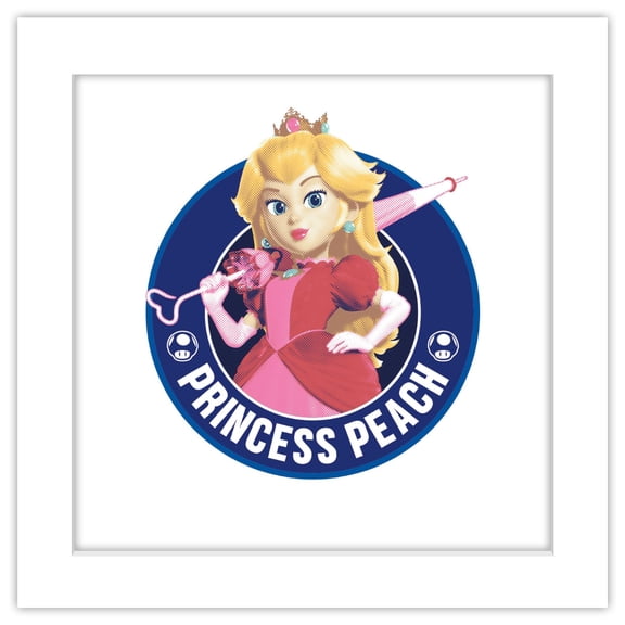 Gallery Pops® Nintendo The Super Mario Galaxy Movie (2026) - Peach Ring Wall Art, White Framed Version