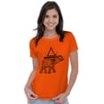 thumbnail image 4 of Spiritual Animal Elephant Triangle Womens Fitted Plus Size Graphic Tee Brisco Brands 2X, 4 of 5