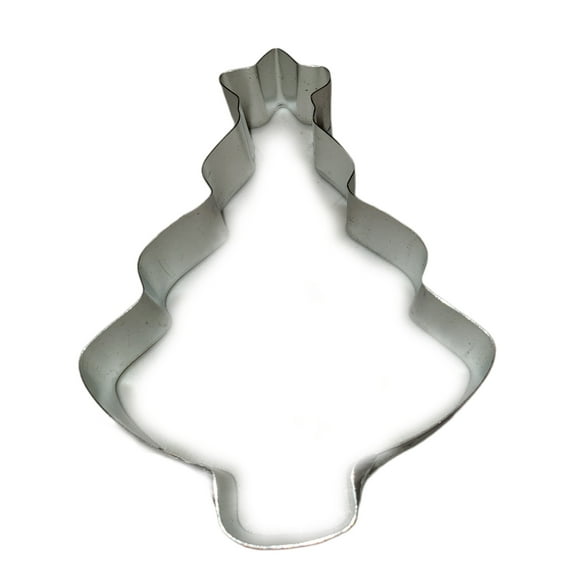 Christmas Tree Metal Cookie Cutter 4"
