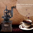 thumbnail image 3 of Manual Coffee Grinder Vintage Style Wooden Coffee Bean Mill Grinding Ferris Wheel Design Hand Coffee Maker Machine, 3 of 11