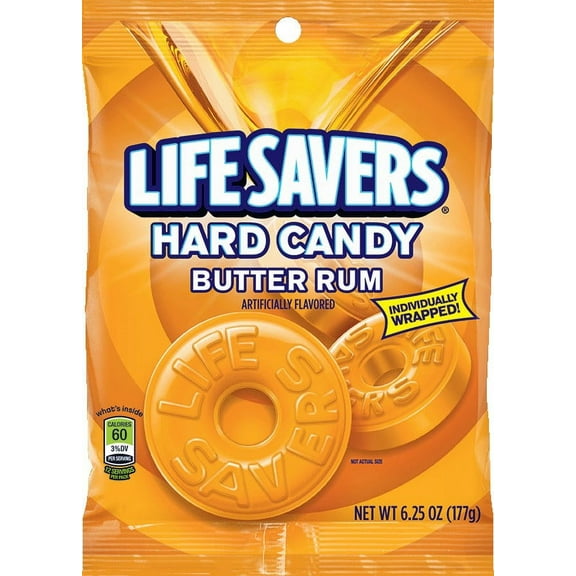 Life Savers Butter Rum Hard Candy Bag, 6.25 Oz