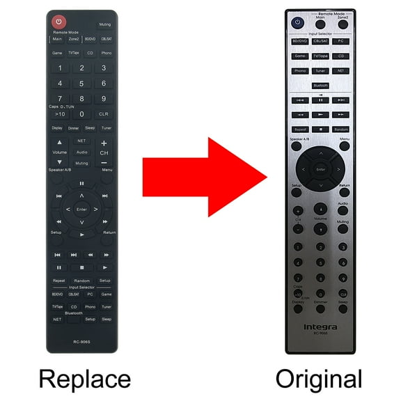 New RC-906S replace remote control fit for INTEGRA RECEIVER DTM-7 DTM-6 DTM-40.7