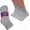 3 Pairs Grey, variant on Diabetic Ankle Socks - Non Binding Quarter Socks for Men & Women, Cushion Circulatory Socks (White - 6 Pairs, Socks Size 10-13, Fit Men's Shoe Size 7-12)