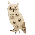 thumbnail image 2 of Christmas Wood Spell Slot Tracker For Dnd Rpg Player Tools Wizard Tools Gaming, 2 of 3