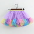 thumbnail image 5 of Zwiiyzr 2-8T Toddler Baby Girls Layered Tulle Tutu Princess Ballet Dress Cute Multicolour Net Yarn Skirt Multi-Color Skirt Bow Hairpin Suit Multicolor, 5 of 7