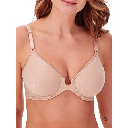 

Bali Womens Comfort Revolution Front-Close T-Shirt Bra Style-3P66