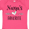 thumbnail image 4 of Inktastic Nana's Favorite- Heart Grandchild Boys or Girls Baby Bodysuit, 4 of 5
