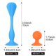 thumbnail image 2 of Paquete de 10 dardos de succión de silicona con 1 objetivo para exteriores con ventosa, juegos de juguetes para deportes al aire libre e interiores (azul y verde), 2 of 5