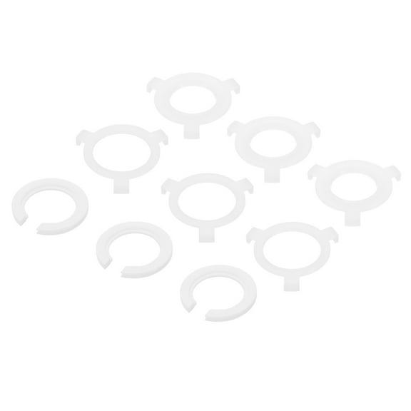 Uxcell Lamp Shade Rings, 9pcs Lamp Holder Adapter Ring Converter Fitting Light Fixtures Replacement, White