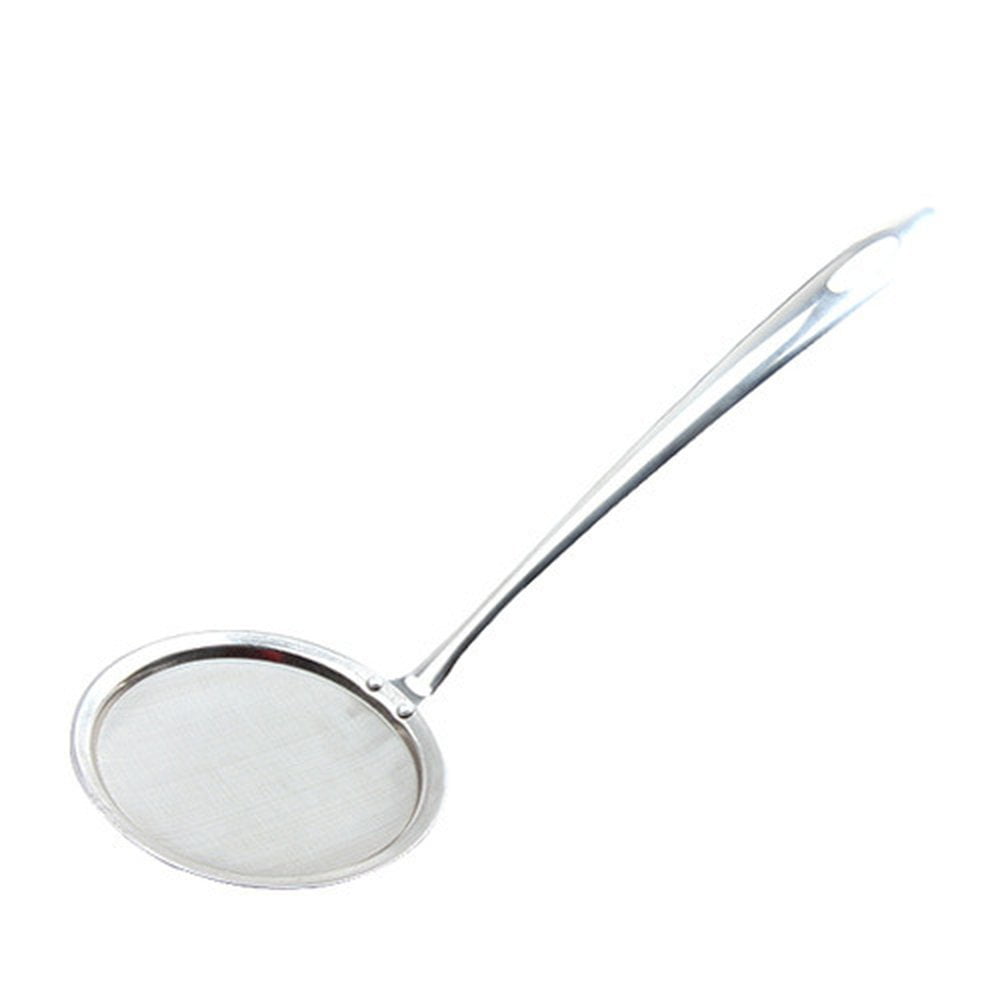 Superb Stainless Handle Skimmer Mesh Strainer Oil Filter Colander Ladle Spoon T 