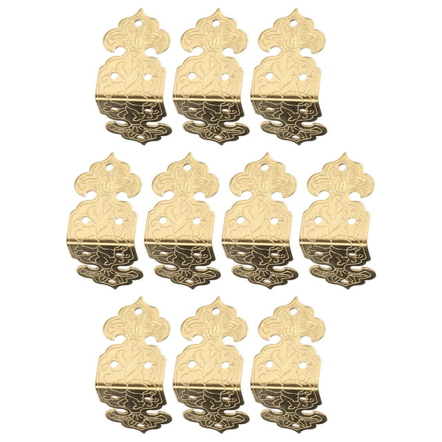 Corner Protector, Furniture Corner Protection Furniture Edge Protection Brass With Screw For Wooden Boxes For Jewelry Gift For Cabinets Brass