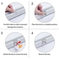 thumbnail image 5 of Fermeture Baie Coulissante,2 PCS Serrure Fenêtre Coulissante Anti-dérapant Alliage Aluminio Serrure de Fenetre de Sécurité avec Clé Bloque Porte Coulissante Verrou Coulissante pour Enfants, 5 of 5