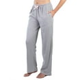 thumbnail image 3 of Jo & Bette Women’s Fleece Pajama Pants with Pockets, Plaid Sleep Pants, 3 of 7