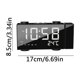 thumbnail image 3 of Reloj despertador con proyección de radio FM y pantalla LED digital con proyector parlante de voz, 3 of 5