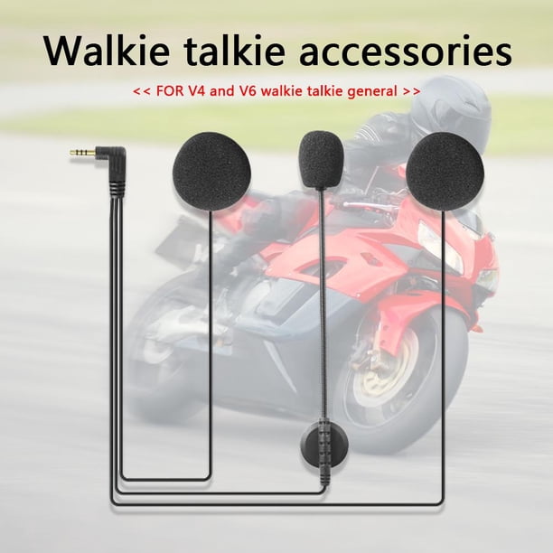 Auriculares intercomunicadores para casco de motocicleta, auriculares compatibles con Bluetooth para V4 V6