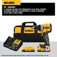 thumbnail image 2 of Taladro/destornillador inalámbrico DEWALT 20V MAX XR sin escobillas DCD800D2, 2 of 9
