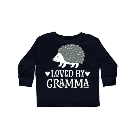 

Inktastic Gramma Loves Me Gift Toddler Boy or Toddler Girl Long Sleeve T-Shirt