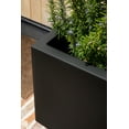thumbnail image 3 of Veradek Block Series Cube Medium Plastic Planter - Black, 3 of 13