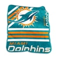 thumbnail image 1 of Logo Chair 617-26C NFL Miami Dolphins Couverture Raschel, 1 of 1