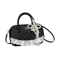 thumbnail image 3 of Bolso de mano para mujer, moderno, con correa ajustable, ligero, ideal para viajar. Negro, 3 of 9
