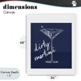thumbnail image 4 of Stupell Industries Farmhouse Dirty Martini on Blue Canvas Art, 36 x 48, by Lettered and Lined, 4 of 8