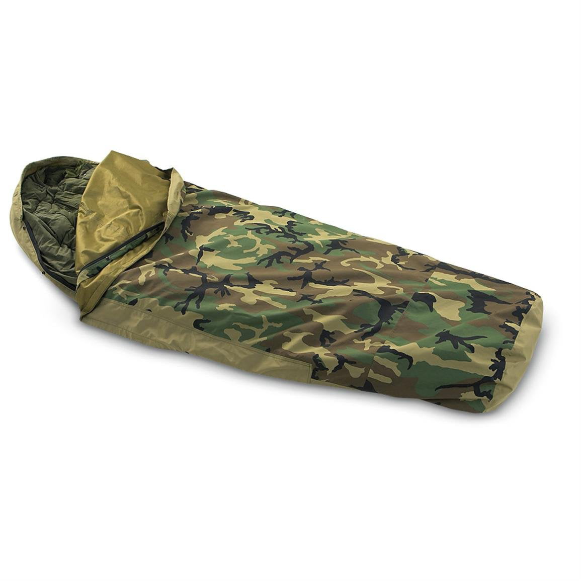 US Military ACU 5 Piece IMPROVED MODULAR SLEEPING BAG SLEEP SYSTEM IMS VGC EXC 