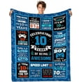 thumbnail image 1 of LHSHID 10 Year Old Boy Gifts Gifts for 10 Year Old Boys Kids Blanket Warm Flannel Throw Blankets for Boys 10 Year Old Boy Birthday Gifts Ideas 10 Year Old Boy Birthday Graduation Gift 50"x60", 1 of 8