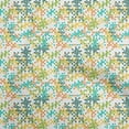 thumbnail image 1 of oneOone Tissu en Rayonne Vert Forêt Abstrait pour Robe Tissu Imprimé au Mètre 56 Pouces de Large, 1 of 4
