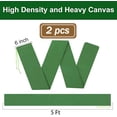 thumbnail image 2 of NOGIS 2 Pcs Flood Water Barrier Sandbags Long Canvas Bags Thickened Reusable Bags with Binding Elastic Band for Doors and Windows Waterproof Treatment in Rainy Season, Hurricanes (5 Feet), 2 of 7