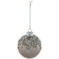 thumbnail image 5 of 4ct Pink Beaded and Sequined Glass Ball Christmas Ornament Set 2.75" (70mm), 5 of 9