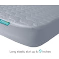 thumbnail image 5 of Biloban Waterproof Crib Mattress Protector for Pack N Play & Portable Mattress, 39" X 27", 2 pack, Gray, 5 of 8