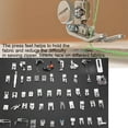 thumbnail image 4 of 52pcs Stitch Walking Foot Presser Feet Kit for Household Multi Functional Sewing Machine, 4 of 5