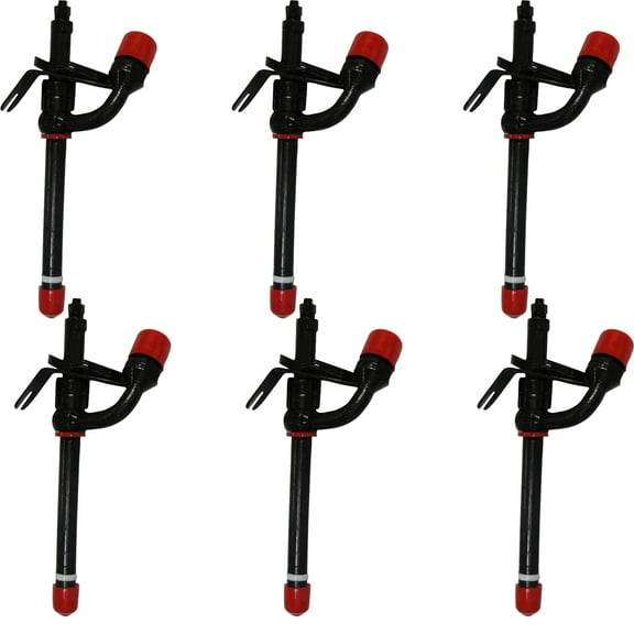 RAParts Six (6) New Diesel Fuel Injectors Fits John Deere Combine 1165 ASN 45001 1175