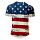 thumbnail image 2 of Camisas de Manga Larga para Hombres Casual Impreso Poliéster Botón Abajo Blusa, Cuello Redondo para el Uso Diario, Al Aire Libre Y de Fiesta, 2 of 5
