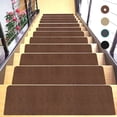 thumbnail image 1 of Carpet Stair Treads Non Slip Indoor Carpet  8.6" X 27.2" Stair Runners for Wood Steps Indoor Stair Treads Non Slip Resistant Rug Slip Resistant Safety for Pets and, 1 of 10