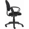 thumbnail image 2 of Nicer Furniture Black Computer Desk Chair with Loop Arms, 2 of 4
