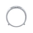 thumbnail image 2 of 1/10 Carat T.W. (I2 clarity, H-I color) Brilliance Fine Jewelry Diamond Enhancer Ring in 10kt White Gold, Size 7, 2 of 5