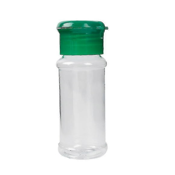Colorful Lid Spice Pot Pepper Shakers Salt Jar Plastic Moisture-proof Sealed
