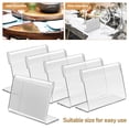 thumbnail image 3 of 20pcs Acrylic Signs Horizontal Price Display Holders Place Card Signs Small Display Stands for Table, 3 of 6