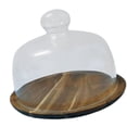 thumbnail image 3 of Soporte de madera para tartas con cúpula, expositor para cocina, restaurantes y galletas. L, 3 of 9