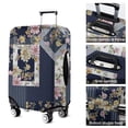 thumbnail image 5 of Pioneer Flower Floral Print Pattern Luggage Cover Fashion Suitcase Cover Baggage Covers Fit 25-28 Inch Luggage (Go Travel), 5 of 5