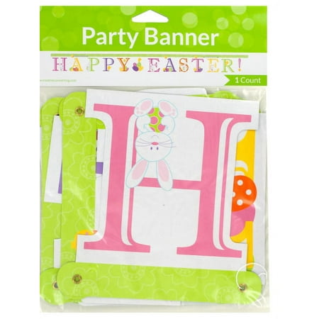 Happy Easter!' Jointed Party Banner, 36 Count