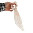 thumbnail image 5 of Unique Bargains 1 Pc Fashion Floral Hair Scrunchies Hair Ties Beige, Orange, 5 of 5