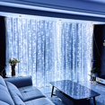 thumbnail image 3 of CNKOO Lumières de Rideau LED Alimentées par USB avec Télécommande - 8 Modes Guirlandes Lumineuses Étanches pour Décoration Extérieure et Intérieure Parfaites pour Noël Halloween Mariages et Fêtes, 3 of 7