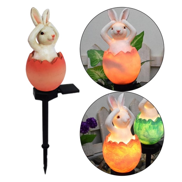 Escultura en apariencia de , decoración de simulación, impermeables IP65, luces de paisaje, linterna solar para ín, , - Naranja CUTICAT Luces de césped